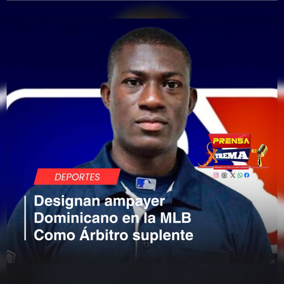 Dominicano Félix Neón es designado árbitro suplente en MLB

SANTO DOMINGO.- El dominicano Félix Neón fue designado como árbitro suplente de Major League Baseball.

Neón es oriundo de Barahona y comenzó su carrera en la Liga de Béisbol Profesional de la República Dominicana.

En