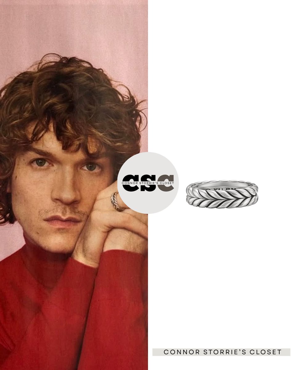 cstorriecloset's tweet image. Connor Storrie was featured in the April issue of @voguemagazine wearing: 

Prada @Prada ‘Cotton Mock Turtleneck’ Sweater in Red ($1,820), David Yurman ‘Chevron Band Ring’ in Sterling Silver ($395) 

🔗 shopmy.us/collections/45…

#ConnorStorrie #Vogue