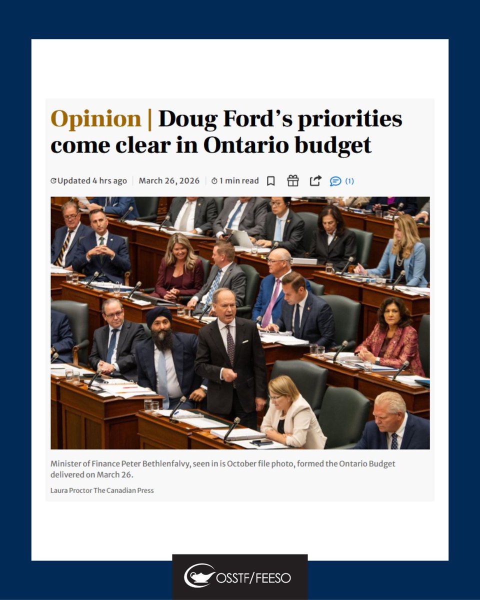 OSSTF Communications tweet media