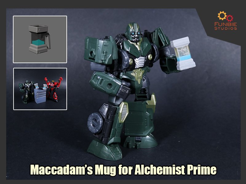 FunbieStudios's tweet image. Inspired by the legend that Maccadam and Alchemist could be one and the same. here's Maccadam's mug designed for Alchemist Prime!

#3dprint files now up at patreon.com/posts/154061086!