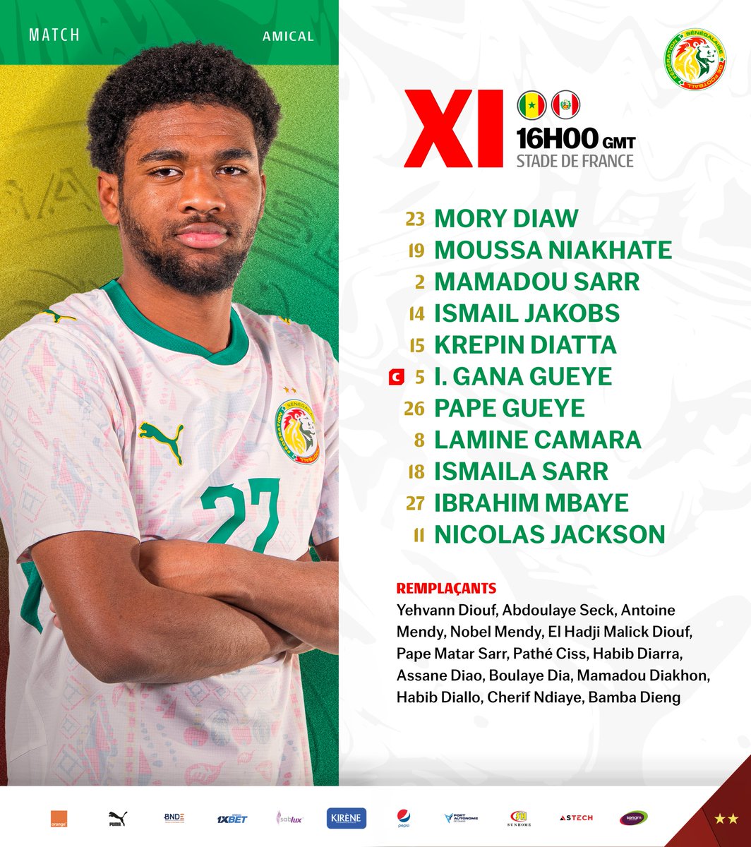 Equipe du Sénégal tweet media