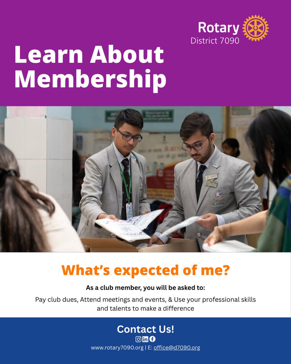 Rotary District 7090 tweet media