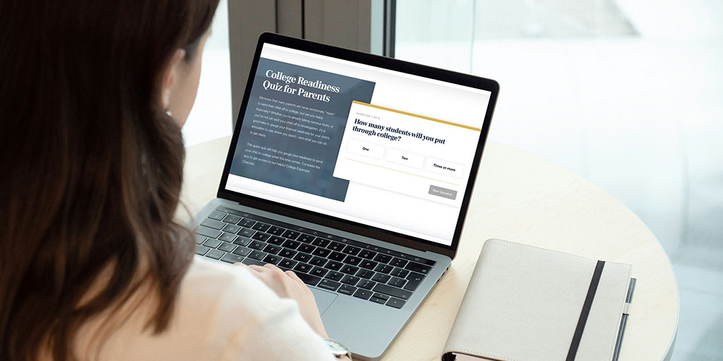 Most parents aren’t emotionally ready to send their child to college.

But are you financially ready?

This quick quiz helps you gauge where you stand and what to plan for next: ow.ly/rgX150Yy8gR