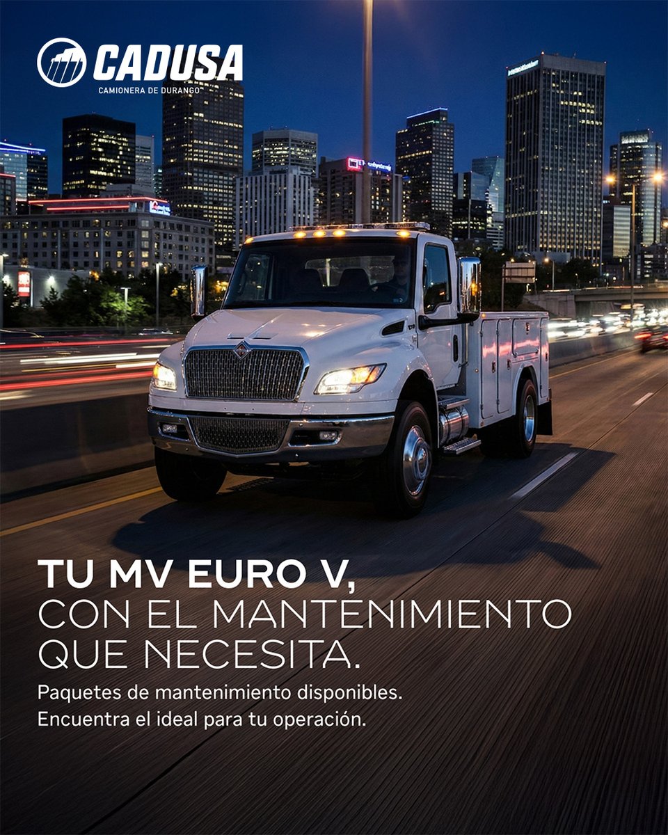 CADUSAMX's tweet image. Tu #MV #EuroV trabaja duro en cada jornada: arranques constantes, carga exigente y rutas intensas. 

🔧Un paquete de mantenimiento bien elegido protege ese ritmo de operación. 

📍En #CADUSA te ayudamos a encontrar el ideal para tu unidad. Contáctanos.