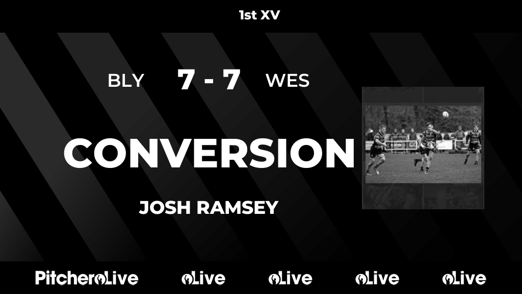 Blyth_RFC's tweet photo. 6': Josh Ramsey kicks a conversion for Blyth 🙌
#BLYWES #Pitchero
https://t.co/SfYAu7sAF6 https://t.co/sPT154aDRr