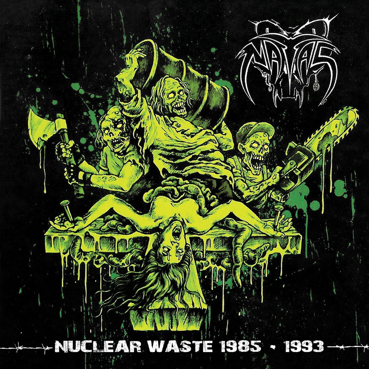 Strappado's tweet image. [STREAM] Natas (US-IL) / Not-Us (US-IL) - Nuclear Waste 1985-1993 [Compilation] (2025) heavymetalrarities.com/forum/viewtopi… #Streams