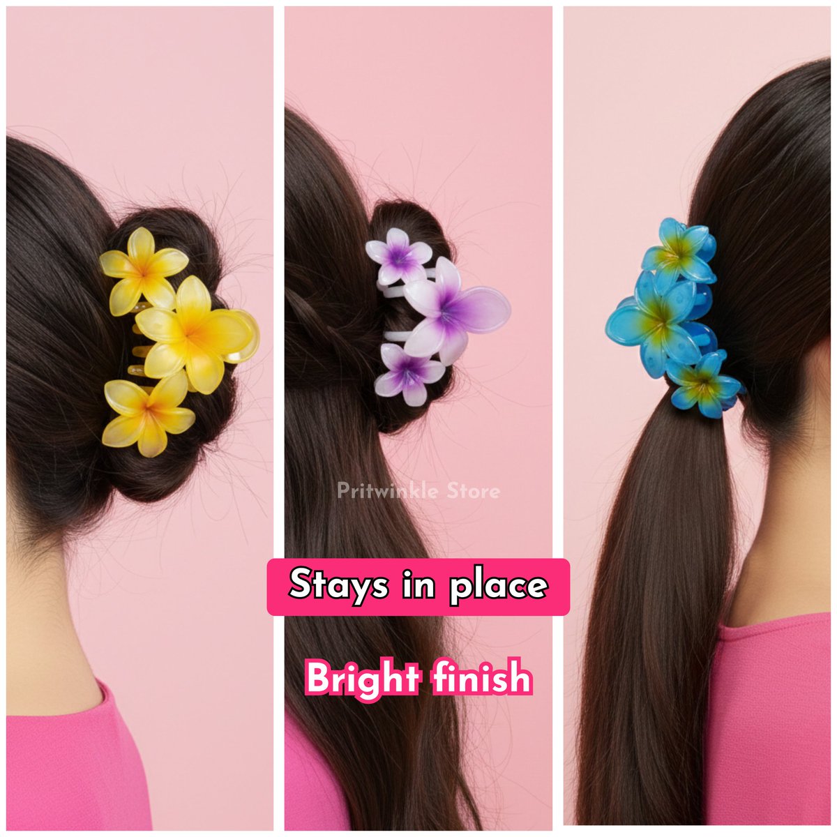 PritwinkleStore's tweet image. Three flower hair claw design shows how structure can shape everyday styling
#HairAccessory
#StyleDetail
#DesignFocus
#PritwinkleStore