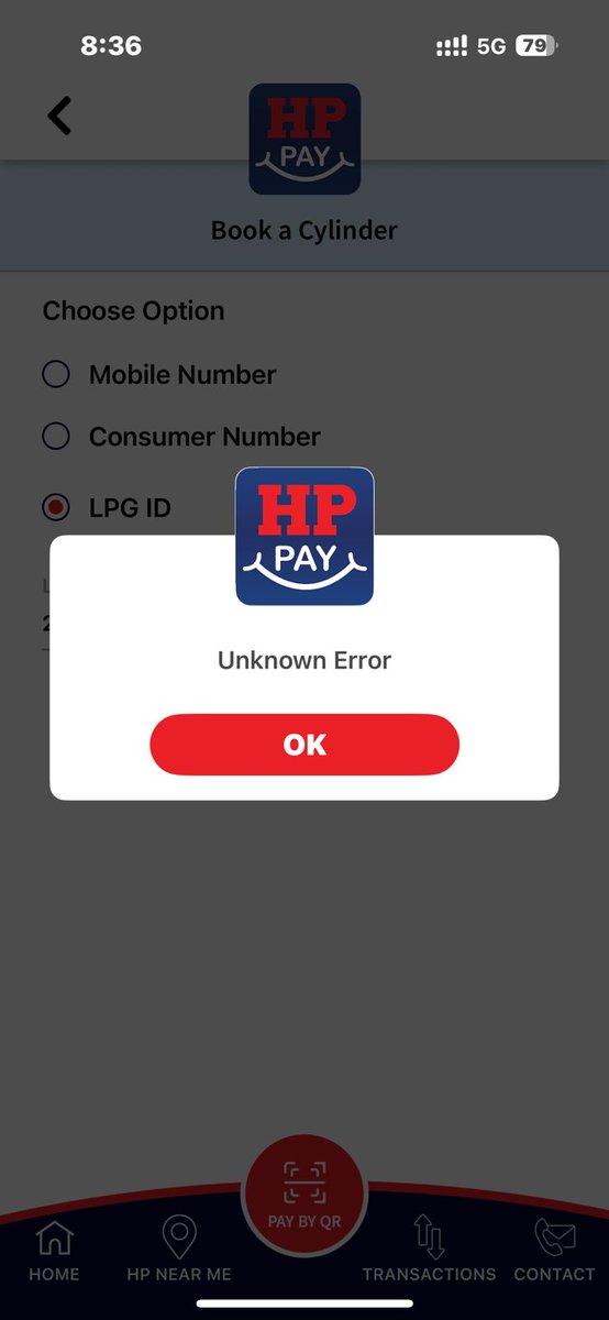 chetan_sadan's tweet photo. Last delivery of LPG ON 12/02/2026 after completing 25 days till date unable to book LPG IT SHOWING ERROR.
cylinder @ home has run out for last 7 days 
KINDLY DO SOMETHING AS SOON AS POSSIBLE to get LPG CYLINDER
@MoPNG_eSeva @HPCL https://t.co/egVYskCubE