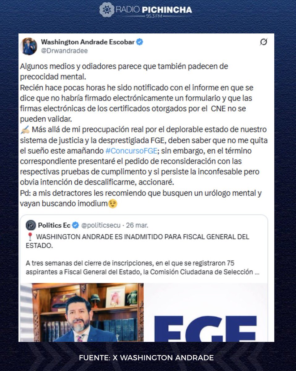 Radio Pichincha tweet media