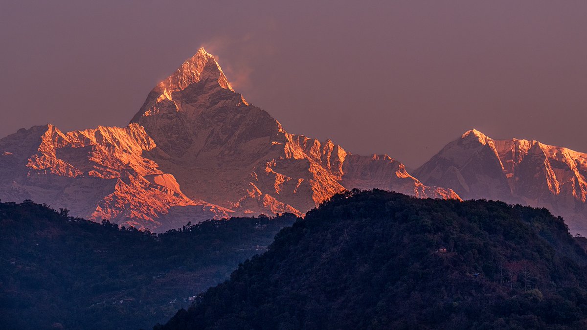slitoff's tweet photo. Check out this photo I have for sale of sunrise on Fishtail Mountain in the Himalaya Mountains of Nepal.  https://t.co/o5wSQeZNp2

#nepal #himalayamountains #annapurna #sunrise #dawn #landscapephotography #nepaltravel #sunrisephotography https://t.co/UlLLdb0phb