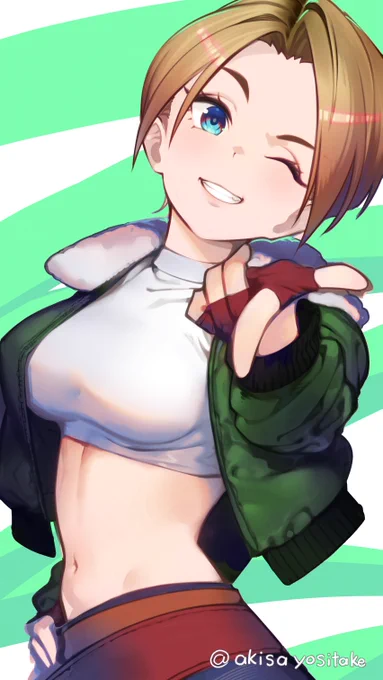 餓狼伝説CotW ブルー・マリー KOFではお世話になりました。 #餓狼伝説 #格ゲーキャラ描こうぜ