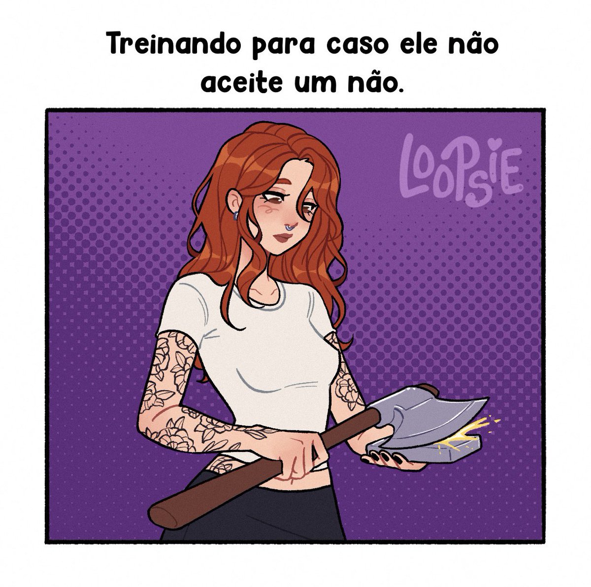 "Treinando caso ela diga não" 💀...