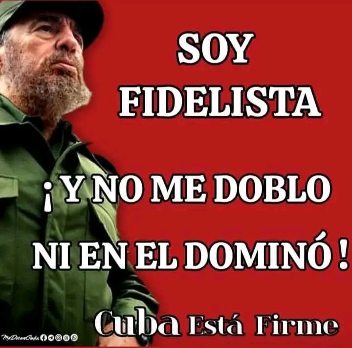 💯❤ Fidelista.
#100AñosConFidel