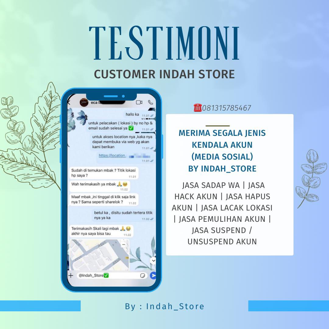 Indah store || Recovery & Delete Account || tweet media
