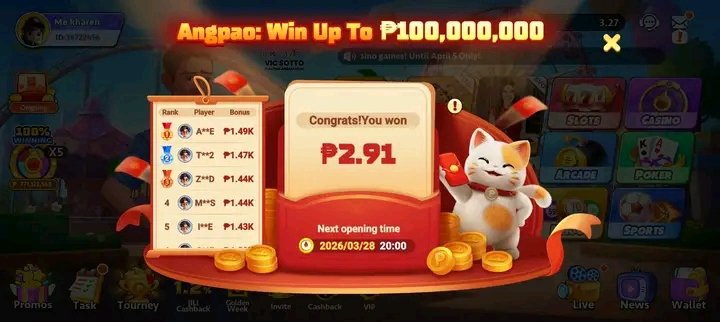 AngeloMark47211's tweet photo. @PTGamingph ID: 24147981
#PTGamingAngpaoGiveaway
@J_ohnPrzz 
@KyoyaH30483 
@ChristianM28756 https://t.co/0hJE0SzCZM