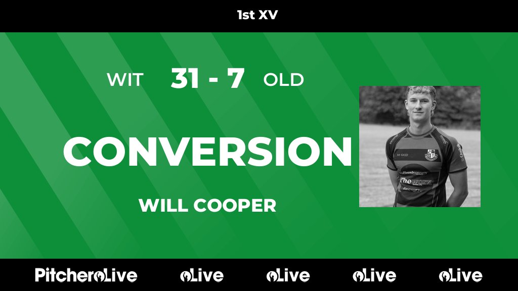 WithycombeRFC's tweet image. 41': Will Cooper kicks a conversion for Withycombe 🙌
#WITOLD #Pitchero
pitchero.com/clubs/withycom…