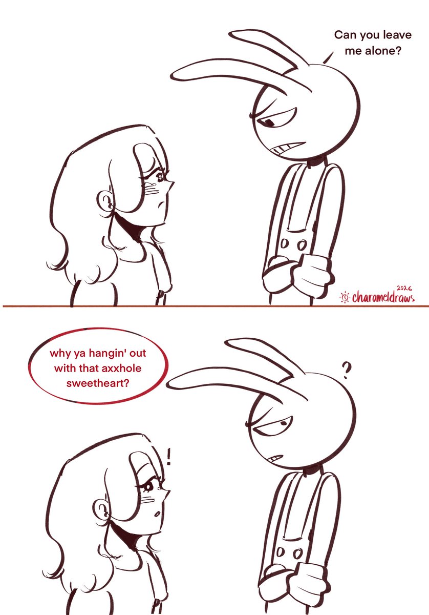 charamel_matcha's tweet photo. when your current &amp; your ex meet ￼😵 #gehlee #jax #sans https://t.co/pxVKLX5kv6