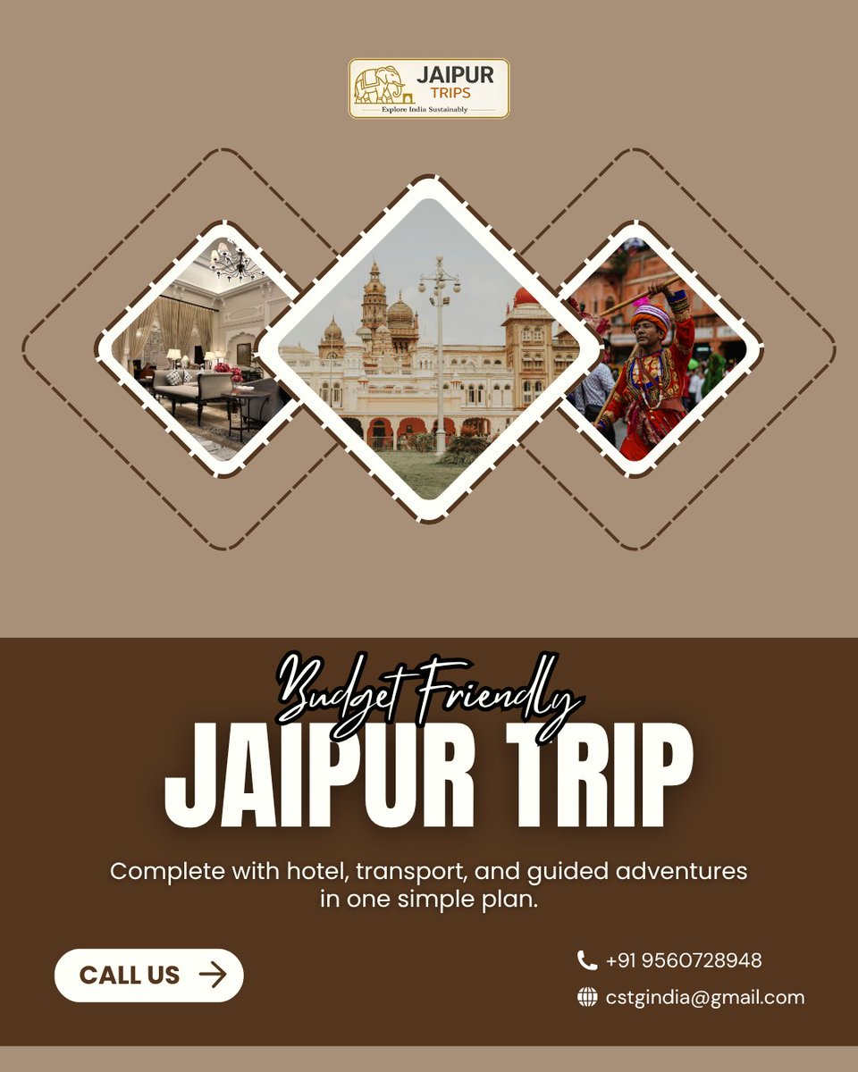 jaipurtripind's tweet image. Complete with hotel, transport &amp;amp; guided adventures in one simple plan.

Booking &amp;amp; Details:
Call/Whatsapp: +91 9560728948

Instagram- @jaipurtripsindia
X- @jaipurtripind

#Jaipur #JaipurDiaries #PinkCity #PinkCityJaipur #JaipurTrip #IncredibleIndia #ExploreIndia
