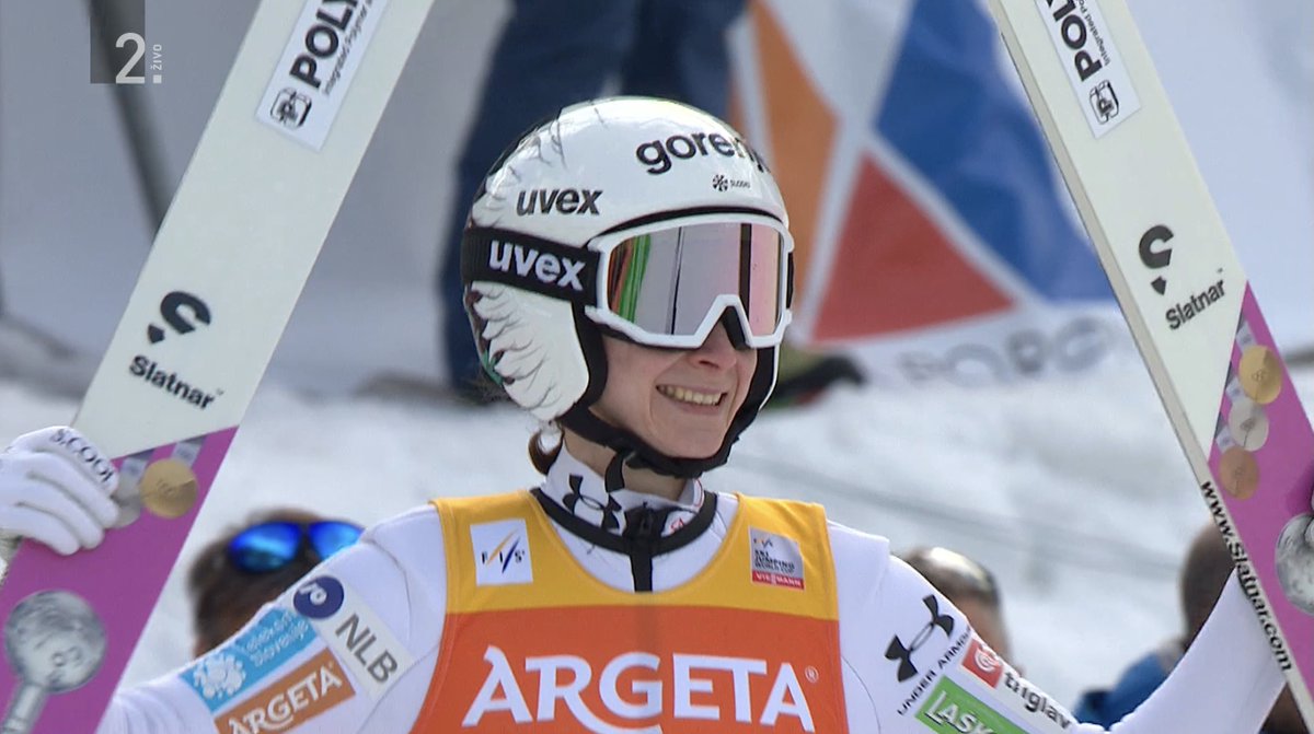 🥳 Nika Prevc is the first female winner at Ski Fly in Planica!
30,878 fans from all over the 🌎 cheered for the 40th win of Slovenian Ski Jumping &amp; Flying Queen!
#ifeelsLOVEnia #worldcupplanica