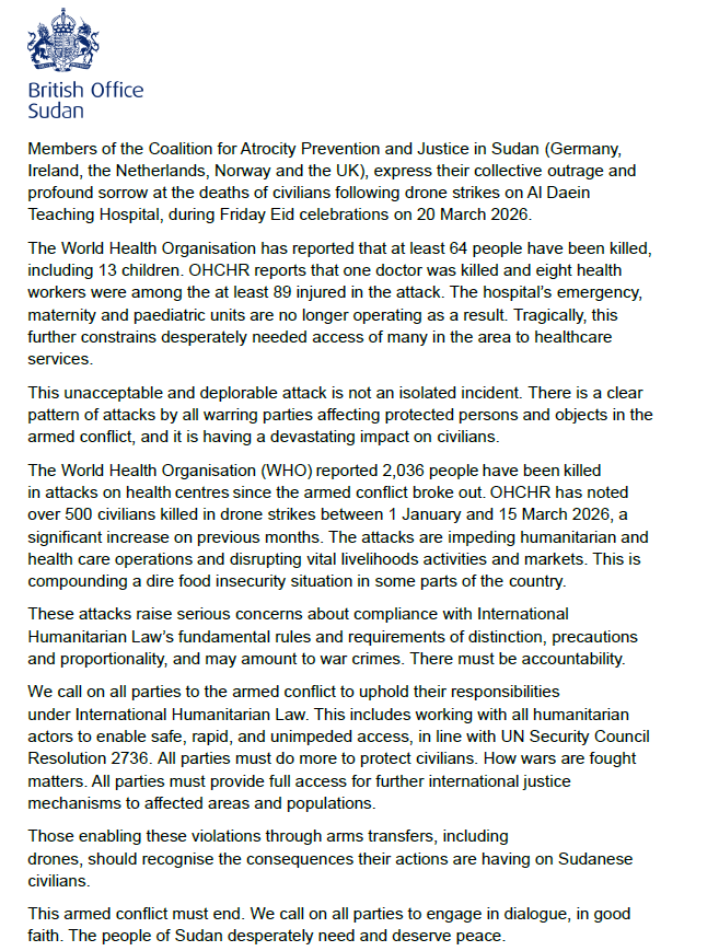 UK for Sudan 🇬🇧 tweet media