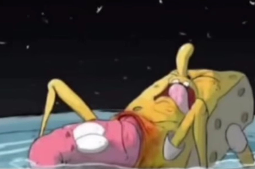 Image of crypto influencer Mr. Frog giving birth to <a href="/untaxxable/">idontpaytaxes</a> in the early 2000s