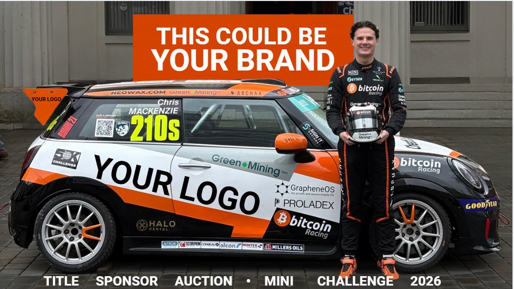 We’ve just broken how motorsport sponsorship works.

A full title sponsor placement is now up for auction — NO reserve.

Meaning this could go for… anything.

Your brand on a real race car. Real exposure. Real audience.

No middlemen. Just market value.

📷 See exactly what’s