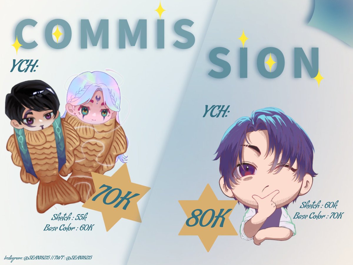 SEAN「YCH Chibi COMMS」 tweet media