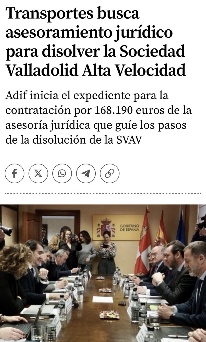 Una auténtica vergüenza lo del ministerio de transportes, con tal de no soterrar, derrocha el dinero en una estación que solo mira al centro manteniendo la desigualdad y ahora dinero para disolver la SVAV. Un ministro de Valladolid, lo peor que ha podido pasarnos. Una vergüenza!!