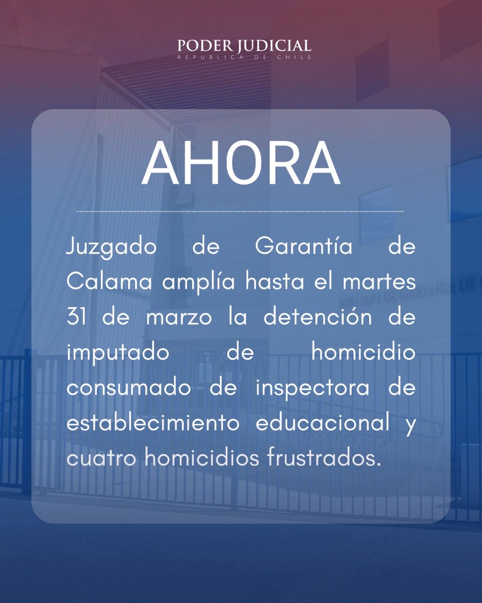 Poder Judicial Chile tweet media