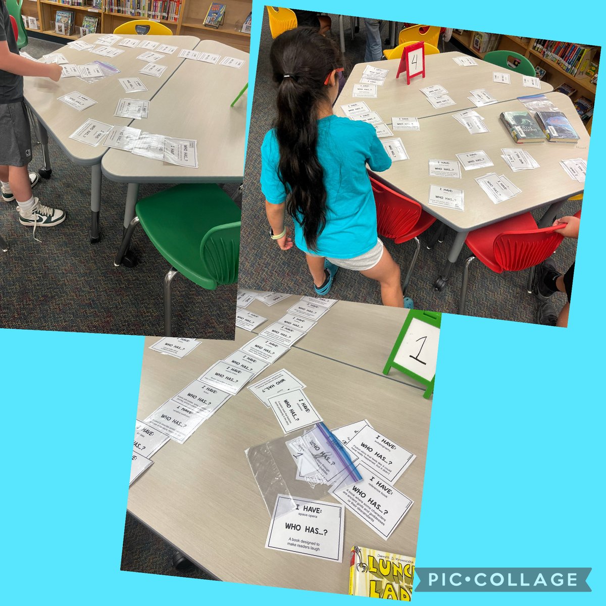 CarnahanLibrary's tweet photo. Genre review with our Cardinals this week. @NISDCarnahan @NISDLib #schoollibraries https://t.co/5QTCA7PAkG