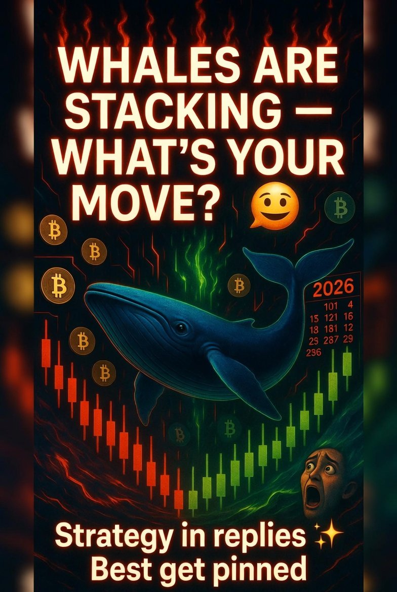 CryptoThro's tweet image. what’s YOUR power move right now in this choppy 2026 market?

Accumulate aggressively, average down, HODL through the noise, or cash some profits? Spill your full strategy below. Top replies get RT’d + pinned!

#WhaleWatch #CryptoStrategy #BuyTheDip #1000x