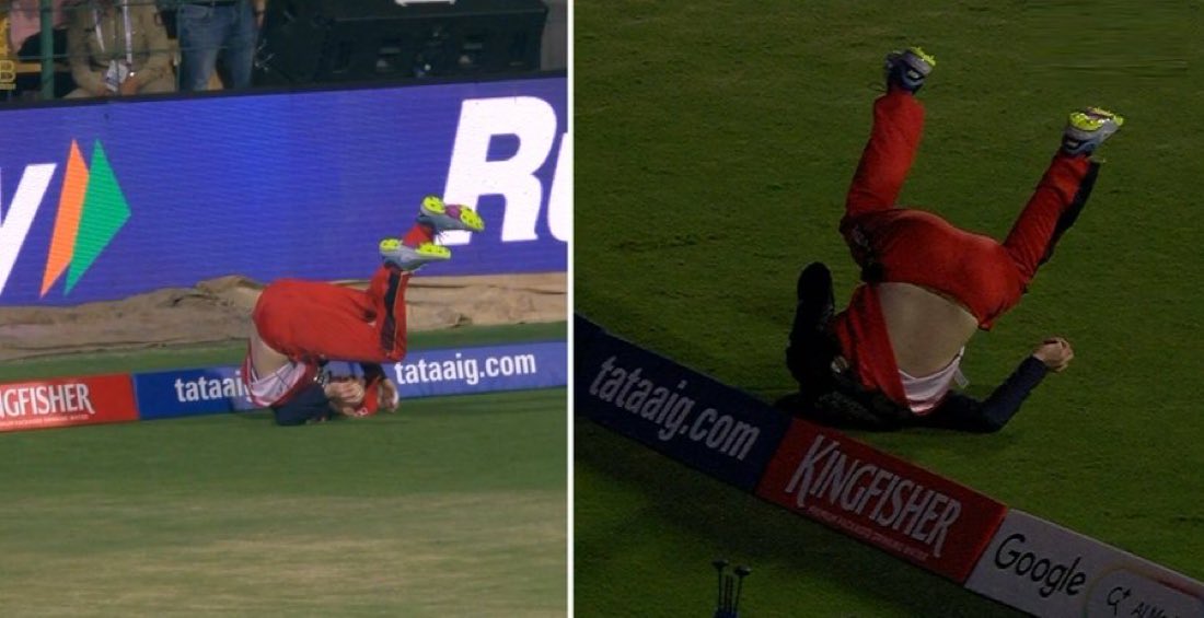 Afhn27's tweet photo. சின்னஸ்வாமிட எல்லைச் சாமி 

One Handed Stunner 
Brilliant Catch at Boundary Line 

Phill Salt 🔥 🔥

 #RCBvSRH https://t.co/mLXUIluhnK