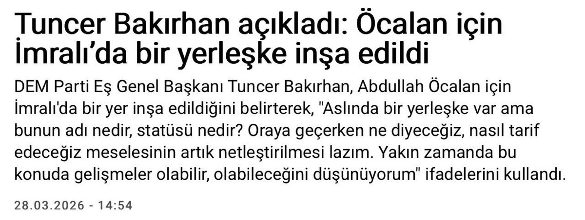 ComezTurhan's tweet photo. ➖2 yıl önce kamuoyu ile paylaşmıştım;
🏡“Teröristbaşına İmralı’da bir SARAYCIK yapacaklar!”
➖Nihayet, terör örgütü PKK’nın,
➖Siyasi uzantısının eş genel başkanı açıkladı;
🏡“Öcalan için İmralı’da bir yer inşa ediliyor…Yakın zamanda bu konuda gelişmeler olabilir!”
📜Tarih sizi;
💡“Millet başını sokacak ev bulamazken, 50 bin kişinin katili bir caniye saray inşa eden bir güruh olarak”
➖Kara sayfalarına kaydedecek!
https://t.co/yX8aAbYzhE