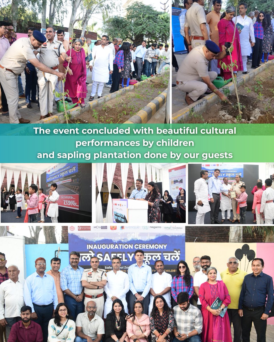 Raahgiri_Fdn's tweet image. Every #child deserves a safe journey to #school and today, that journey became a little safer for the children of Govt. Primary School, Kadipur, #Gurugram.🚸

With the inauguration of Chalo Safely School Chale Hum, we take a meaningful step towards creating #saferstreets, safer