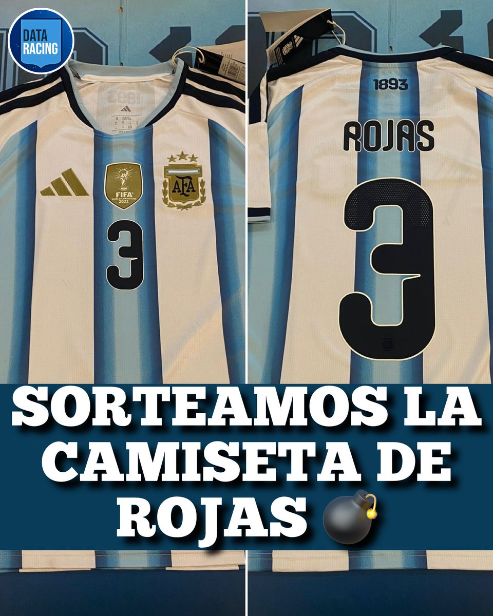 ¡¡TREMENDO SORTEO!! 💣💣

¿TE QUERÉS GANAR LA CAMISETA DE GABY ROJAS? 🇦🇷

👉🏻 Seguí a <a href="/DataRacingOK/">Data Racing 👑</a> y <a href="/CamisetasNani/">@camisetas_nani</a> 

👉🏻 Dale RT y etiquetá a todos tus amigos (más comentarios, más chances de ganar)

✅ ¡LISTO! EL SÁBADO 4/4 ANUNCIAMOS EL GANADOR. Saldrá sorteado entre IG y X.