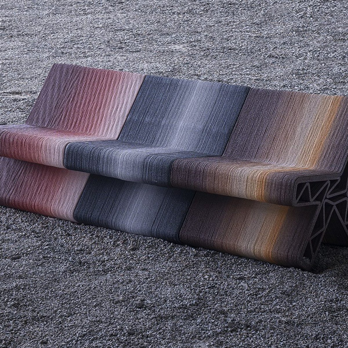 abduzeedo's tweet image. BENTU DESIGN making furniture from demolition rubble, preserving color memory. Each layer holds the chromatic DNA of demolished urban villages.

👉 abduzeedo.com/node/89209

#Design #3DPrinting