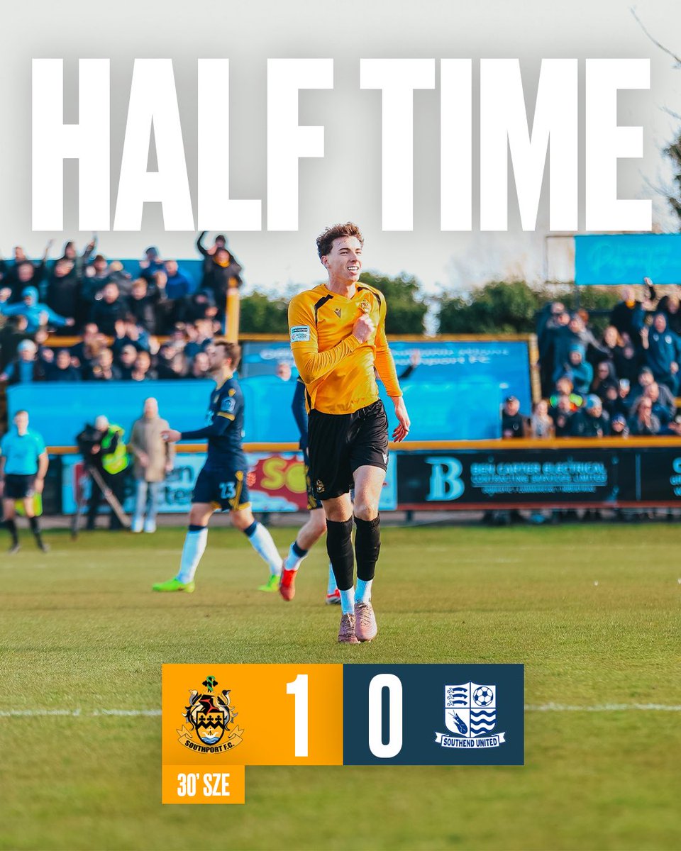 Half time: 🟡1-0🔵

#ONEPORT