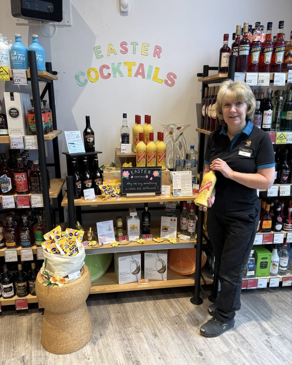 BoothsCountry's tweet photo. You’ll find egg-tra special Easter treats, cocktails and gifts in store now 🐣

📸 Jane, Hesketh Bank; Alison, St Annes; Leon, Burscough 

Booths operate a think 25 policy. Please drink responsibly. https://t.co/YEH7kLmSnK
