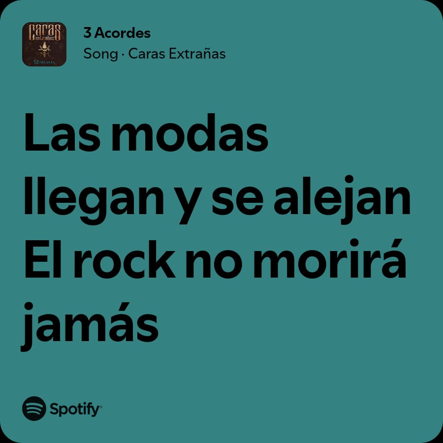 rockEnSpotify's tweet photo. https://t.co/69qHcwe7s2