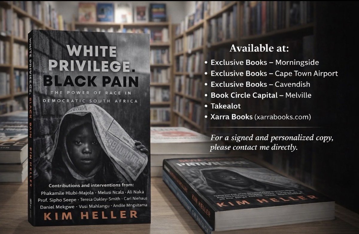 My new book is now available at some Exclusive Books,  Book Circle, Xarrabooks, Takealot or directly through me (signed copies)