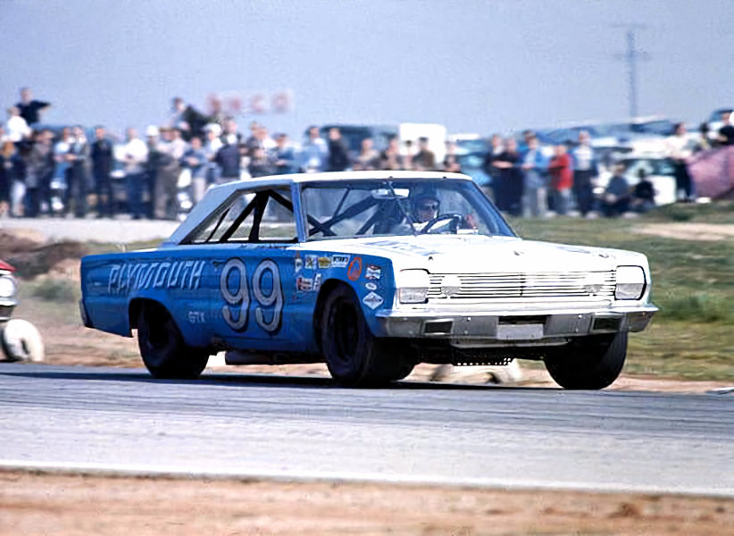1967 Riverside - Paul Goldsmith in a Nichels Engineering Plymouth