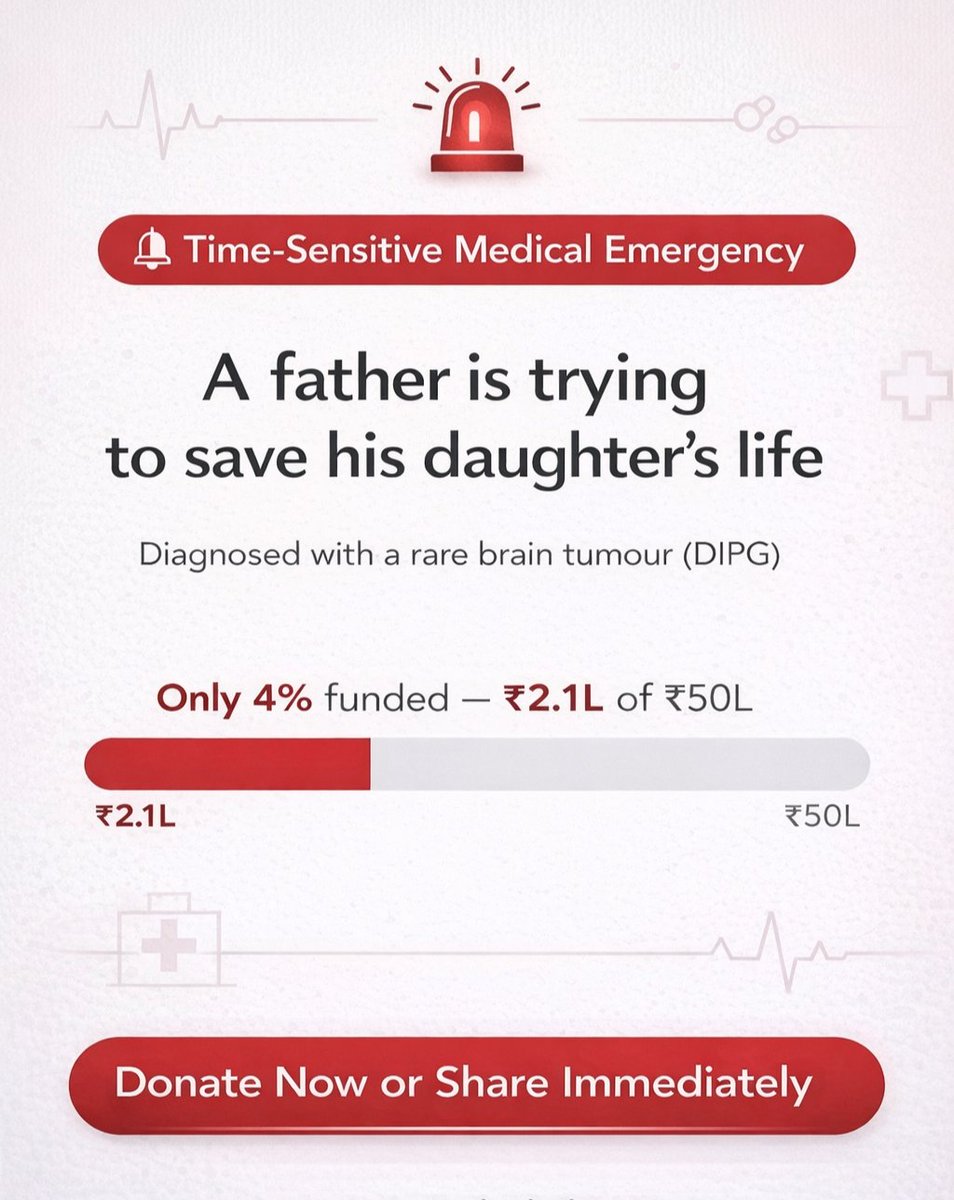 Help a mother and father fighting to save their only child.

Please donate - milaap.org/fundraisers/su…
