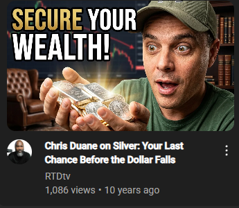 Flashback Saturday w/ Chris Duane (<a href="/SilverShield76/">CHRISDUANESILVERSHIELDCOINS.COM</a>) An original #silver OG that has educated the masses. 🌹 youtu.be/hJFNUivq70Y