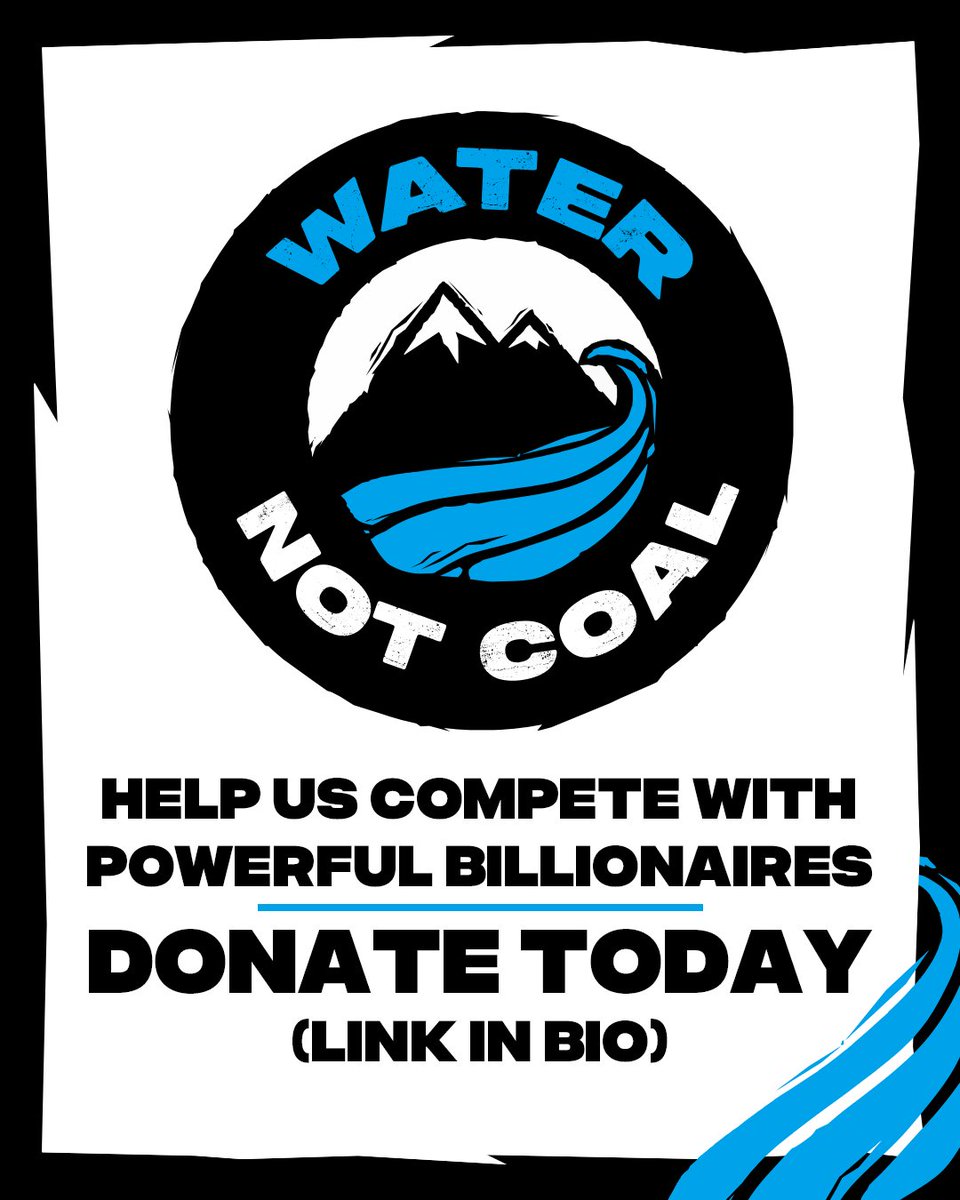Water Not Coal tweet media