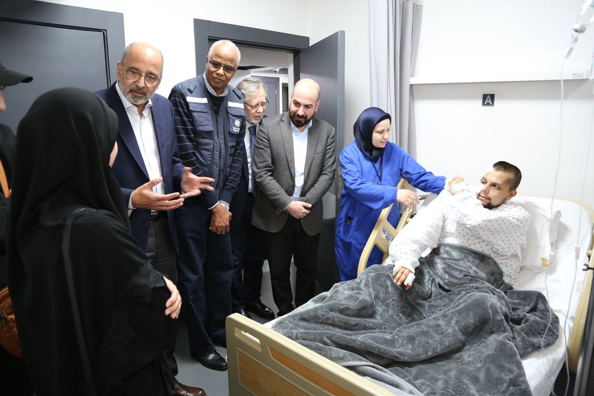 HananBalkhy's tweet photo. Yesterday in Lebanon, @UN Resident Coordinator @Imran_Riza and WHO Representative @abdinasirgole visited Rafik Hariri University Hospital and Al Zahraa Hospital, as well as the national Public Health Emergency Operations Centre.

At Rafik Hariri, one of the largest public hospitals in the country, capacity has expanded from 90 to 180 beds during this crisis, and the hospital is managing more than 40 war-wounded patients. Intensive care units are full, with some critically ill patients treated in emergency areas. Dialysis demand has surged from 160 to 264 patients, with machines running up to four shifts a day, while supplies are down to about one month. Those displaced from the South, Bekaa and Beirut’s southern suburbs are among the many additional patients who have overwhelmed the hospital.

At Al Zahraa Hospital, more than 2,200 emergency cases were received in one week, with hospital occupancy reaching 95%. Deliveries have nearly doubled, premature births are increasing, and more cancer and dialysis patients, many displaced, are seeking care.

Across both hospitals, health workers, many displaced themselves, continue to deliver care under sustained pressure.

@WHO and partners, with support from @EU_ECHO, have delivered essential supplies, including for trauma care and dialysis. More supplies are currently on the way by land convoy from our logistics hub in Dubai, supported by @DubaiHumanitarian.

WHO remains committed to supporting @mophleb and #Lebanon’s health response. But greater international support is urgently needed, together with immediate steps to de-escalate the hostilities and ensure that health care is protected at all times.