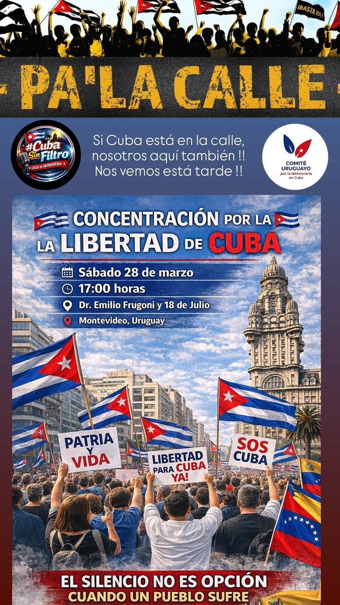 Comité Uruguayo por la Democracia en Cuba tweet media