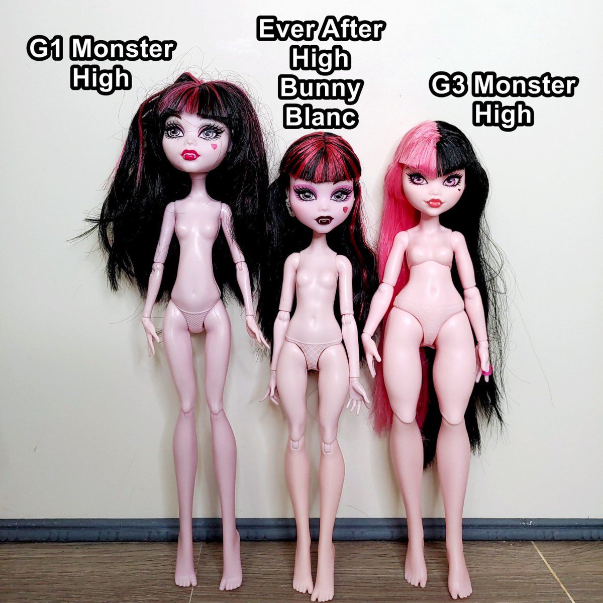 bloomingkyu's tweet photo. it’s hilarious to me this is the change that monster high fans fight about vs what bratz fans fight about 😭 https://t.co/JNvDkAETek