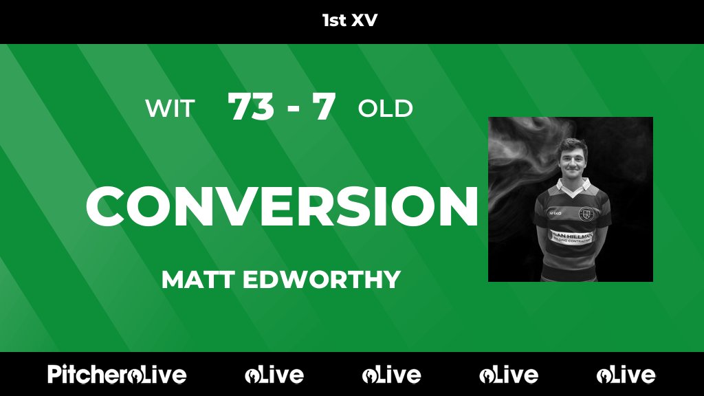 WithycombeRFC's tweet image. 76': Matt Edworthy kicks a conversion for Withycombe 🙌
#WITOLD #Pitchero
pitchero.com/clubs/withycom…