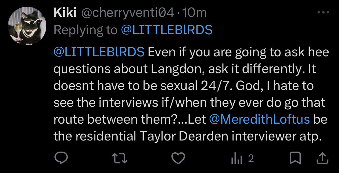 Meredith Loftus tweet media