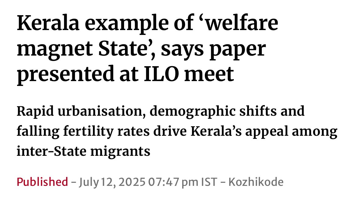 DearthOfSid's tweet image. Reason #6 to vote for LDF in #KeralaElection:

While welfare is often dismissed as “freebies” elsewhere, Kerala under the LDF has built one of India’s most extensive and structured social security systems, treating welfare as a right and a foundation for dignity, not charity.